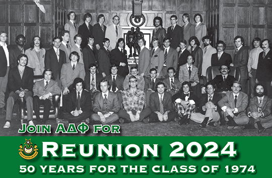 Reunion 2024: 50 years for the class of 1974