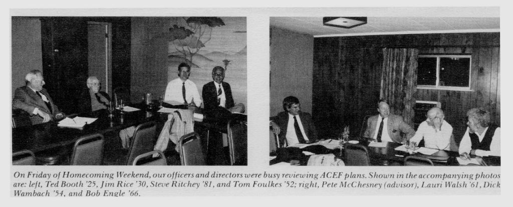 1986: Alumni board