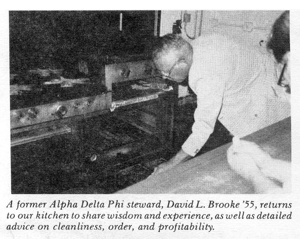1986: Kitchen inspection