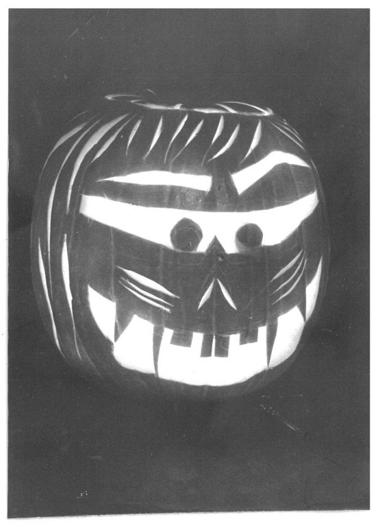 Ed Kim’s pumpkin, Halloween ‘87